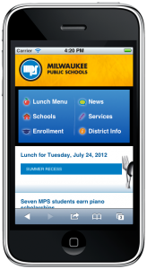  Milwaukee Public Schools Mobile Website